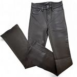 Hudson Jeans  Barbara High Rise Coated Bootcut Flare Jeans Black Womens Size 27 Photo 0