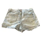 Pilcro Blue Jean Shorts High-Waisted Distressed Photo 2