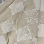 THE GREAT. Beige Checkered Crewneck Sweater Size 0 Photo 4