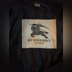 Burberry London Wool/Cashmere Button Up Trench Coat Photo 5