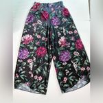 Victoria's Secret 2 piece Victoria’s Secret Floral Satin Open Side Slit Pant Pajama SET Size Small Photo 4