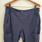 Jockey Women's Navy Blue Athleisure Pull On Jogger Pants Size 1X Photo 2