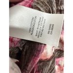 Jones New York Tie Dye Abstract Tunic Mini Dress Size XL Black Hot Pink Artsy Photo 6