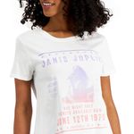 Junk Food Janis Joplin Graphic Tee Size Medium White Rock Band T-Shirt Photo 1