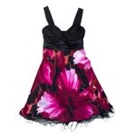 City Triangles Floral Black & Pink Dress Size Small Photo 0