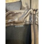 NYDJ Women's Aline Skirt Vegan Leather Size 2 Lift Tuck Technology Cordovan Photo 6