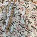 G.H. Bass &Co. Vintage G.H. Bass & Co. Floral Feminine Boho Dainty Pink Brown Sheer Airy Lightw Photo 2
