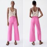 ZARA Marine Straight Jean in Hot Pink Size 4 Photo 1