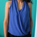Active USA royal blue surplice tank top Photo 0