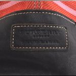 Burberry Blue Label Striped Red Tote Bag EUC Photo 5