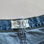 We The Free Free People  Light Blue Distressed Jean Shorts size 30 Photo 2