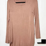 LOGO By Lori Goldstein LOGO LORI‎ GOLDSTEIN Rust Long Sleeve Scoop Tee Size XS Photo 0