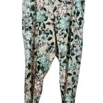 J.Jill  Floral Spring Blue Pink Flowers Linen Stretch Pants Size Large EUC #2778 Photo 8