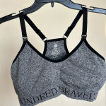 Kindred Bravely Nursing Sports Bra Grey Black Size L Busty‎ Size L Photo 3