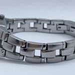 Fossil  f2 ladies analog date watch ES1053 all Stainless Steel runs Photo 2