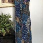 RAINDROPS Maxi Dress Women's Medium Summer Sleeveless Adjustable Strap Sheath Photo 0