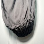 Aerie Satin Cargo Joggers Charcoal Gray Women's M High Rise Relaxed Fit Photo 4