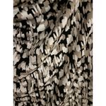 Calvin Klein  Womens Sleeveless Cowl Neck Blouse Black White Tan Print Size M Photo 1