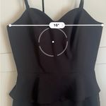 Naven  Black Mini Peplum Dress Photo 3