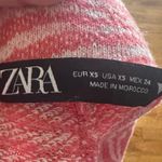 ZARA Pink & White Zebra Print High-Rise Shorts – Size XS Photo 4