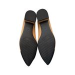 Rothy’s The Point Flats Tan Black Cap Toe Women’s Size 9 Woven Knit Shoes Photo 6