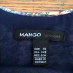 Mango gorgeous multicolored blue spaghetti straps vacation crop top, size XS Photo 1