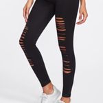 SheIn ⭐️NEW⭐️ ACTIVE LADDER RIPPED GYM LEGGINGS Photo 4