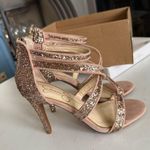Jessica Simpson Ellenie Glitter Strappy Heels Photo 4