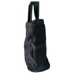 Lauren Ralph Lauren Monogram Black Nylon Multi Pocket Tote Shoulder Bag Photo 4