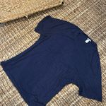 Eberjay  Women’s Navy Tencel‎ Blue Shirt Size Large Photo 2