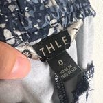 Athleta Baja Navy Blue Speckled Print Running Athletic Shorts Size 0 Photo 4