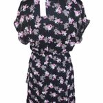 All in Favor Simone Floral Wrap Front Minidress Photo 6