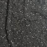 ZARA  Black Speckled Mesh Knit Midi Dress V-Neck Slip Lined – Size S Photo 5