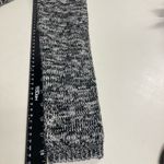 Almost Famous , Women’s cardigan, M, Black, Gray & White, long sleeve, fringe, boho Photo 5