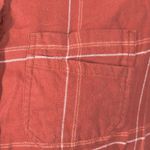 Carhartt Women’s Rugged Flex Orange Plaid Flannel Button Down Small Photo 7