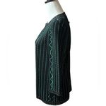 Ming Wang  Black and Green Patterned Blazer Size Small NWT Photo 3