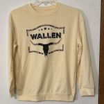 Cream Wallen Sweatshirt with Bull Design Black Photo 0