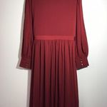 Roaman's Red A Line Flowy Long Sleeve Wrap Dress Size 18/20 NWT Photo 10