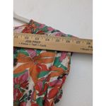 Marine layer  Laney Mini Dress in Vintage Orange Floral Print Linen Blend XL Photo 2