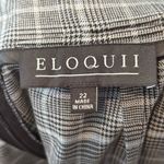 Eloquii  Gray Plaid Skirt Size 22 Photo 4