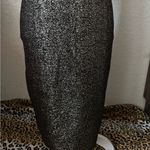 Stunning Strapless Black Glitter Dress Size M Photo 3