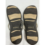 Vionic Womans  Us 11 Uk 9 Eu 42 Slip On Thong Sandals Beige Snake Print NWOT Photo 4