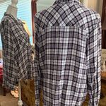 William Rast  Checkered Button Down Shirt - Navy and White Photo 4