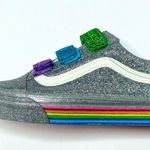 Vans x Flour Shop Old Skool V Glitter Rainbow Skate Sneaker Shoe Size 7 NWOB Photo 8