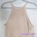 Free People New!  FP One‎ Katya Thermal Tank mini Dress cream, size L Photo 10