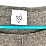 CAbi  Size XS Shirt Gray Heather Long Sleeve Round Neck Casual Cozy Soft Pullover Photo 3