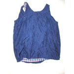 Marc by Marc Jacobs NWT $258 New Womens Marc Jacobs Silk Sleeveless Top Blue Pink Checks M Cowl Back Photo 4