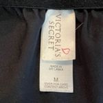 Victoria's Secret VINTAGE Black Satin Lace Trim Slip Skirt Mini MEDIUM Photo 6