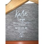 Kalon Heather Gray Short Sleeve Stretch Tee Shirt Women’s Large Photo 2
