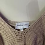 Freshman 1996 Beige Crochet Knit Dress Midi (M) Photo 2